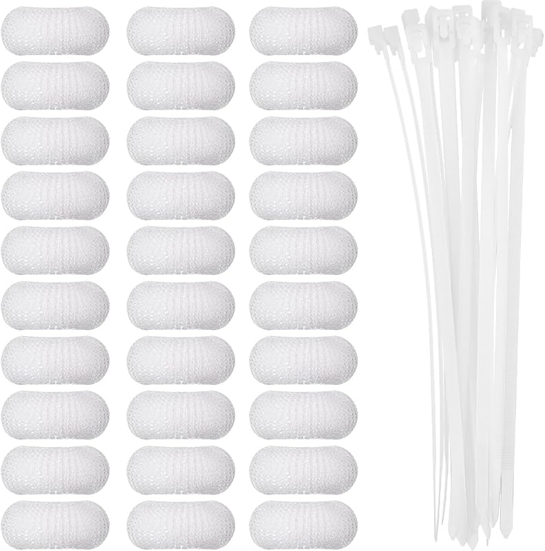 30 Trampas Nailon Lavadora Atrapador Pelusas con Bridas