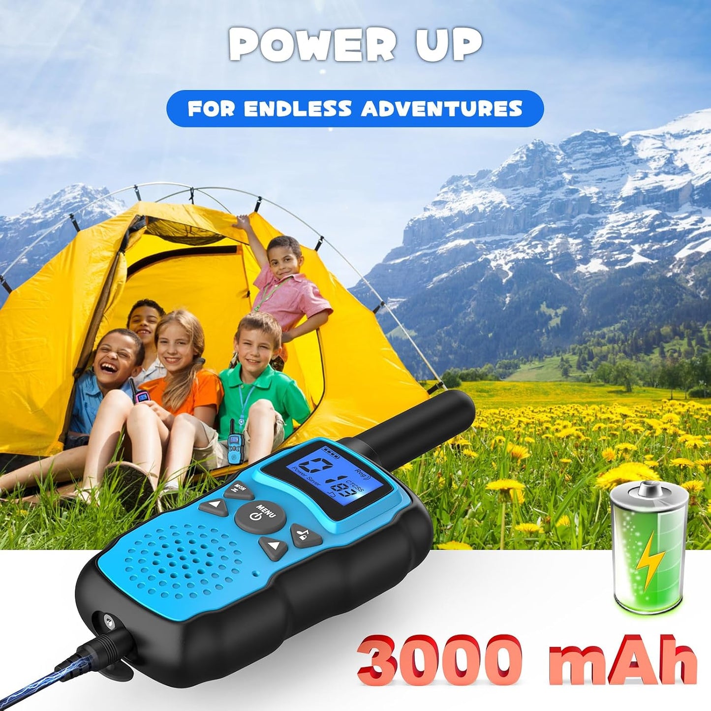 Walkie Talkies recargables para niños