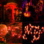 Cadena luces LED Halloween 98.5ft 8 modos impermeable