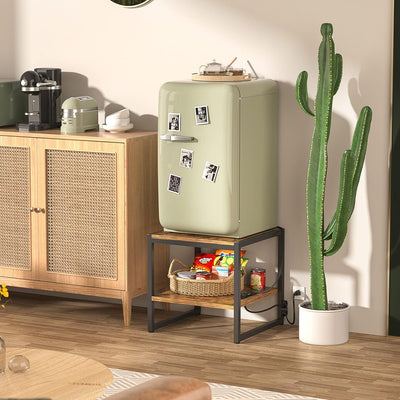 Mesa auxiliar con carga y mini frigorífico 20pulg