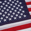 Bandera EE. UU. y Texas 12x18" bordadas con ojales latón