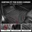Alfombras Honda CR-V 23-26 3D antiderrap negro