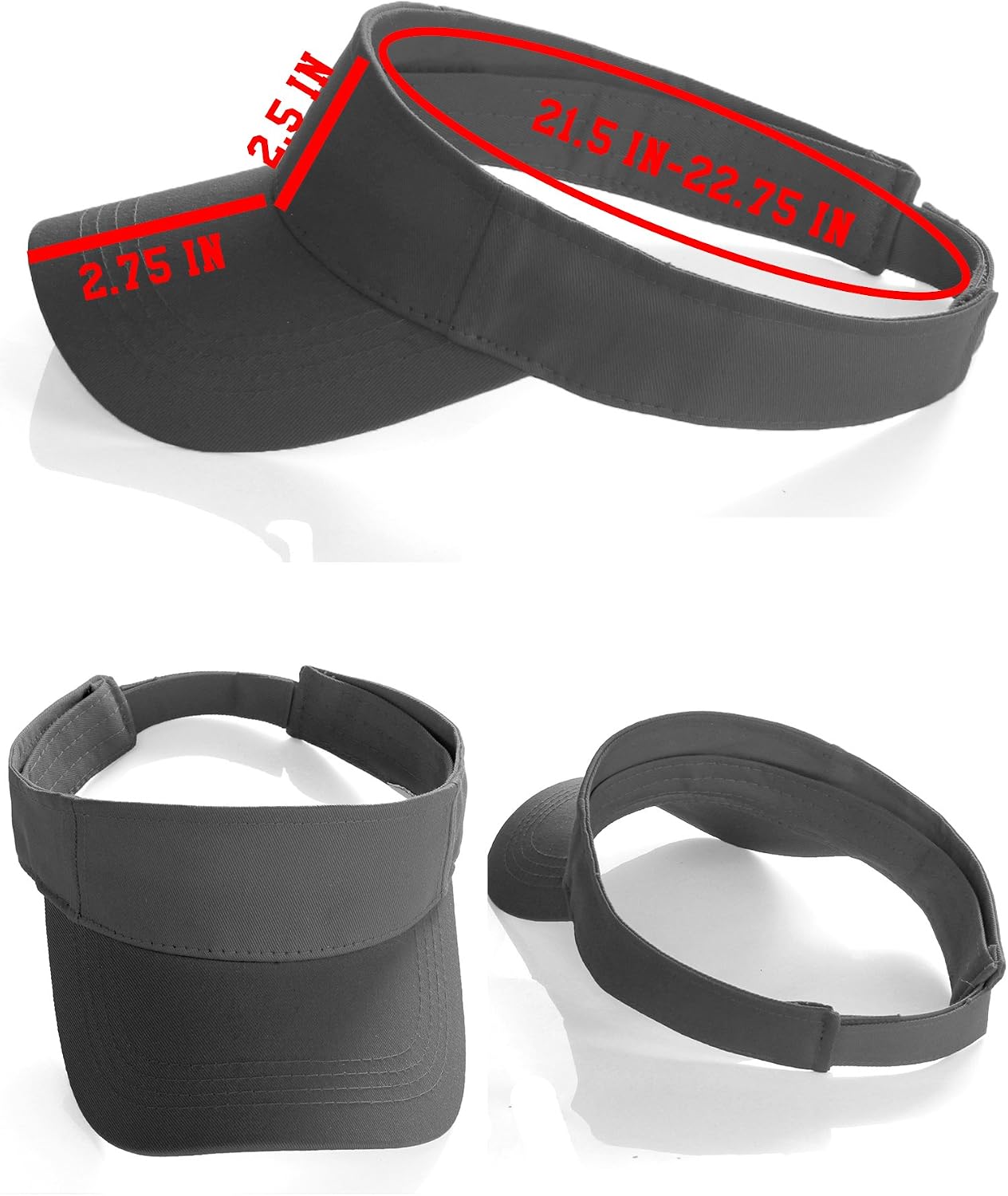 Sombrero visera deportiva personalizada con iniciales equipo