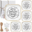 Set 5 bandejas joyería cerámica con tarjetas