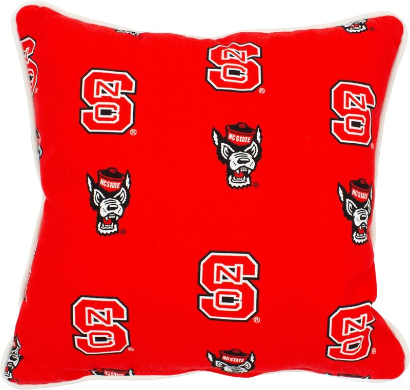 2 Almohadas decorativas exteriores 16x16pulg NC State Wolfpack