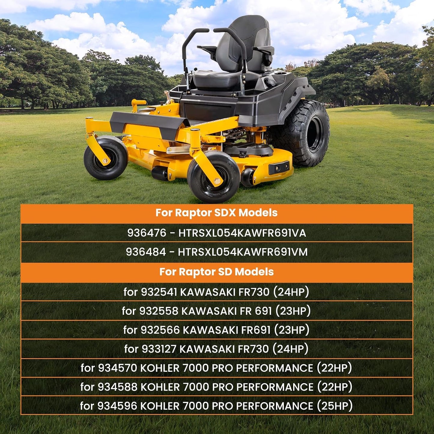Kit soporte cruzado transmisión Hustler Raptor SD/SDX