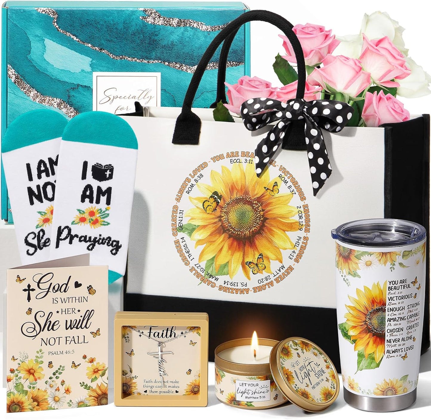 Regalos cristianos para mujer inspiradores de girasol