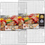 Juego 2 estantes acero inox 10x15pulg para hornear y refrigerar