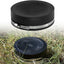 Tapa flexible PVC con abrazaderas acero inox negra