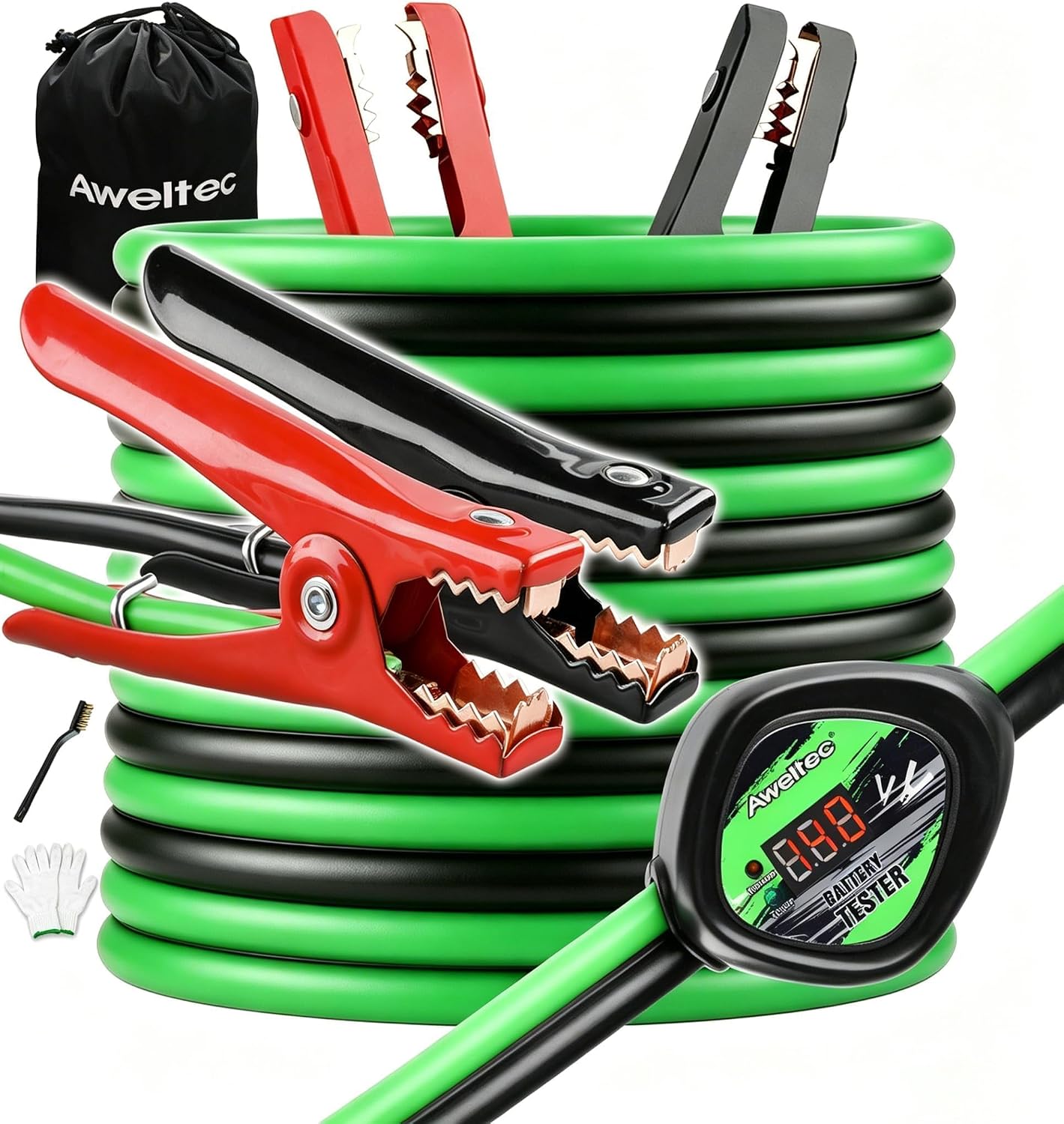 Cables puente 16ft con protec. polaridad inversa