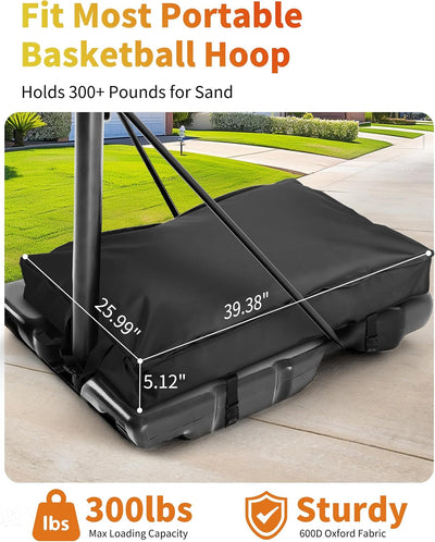 Bolsa arena aro baloncesto anclaje base resistente tela Oxford