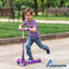 Monopatín niños 3 ruedas luces coloridas ajustable deck antiderrap