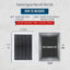 Rejilla filtro aire aluminio Eggcrate 16x25" bajo ruido