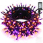 Luces Halloween naranja y morada 240 LED 95ft