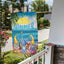 Bandera jardín playa 12x18pulg tela lino doble cara