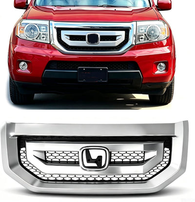 Conjunto parrilla frontal cromada Honda Pilot