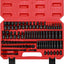 Set llaves impacto 86pzas 1/4pulg SAE/métrico CR-V
