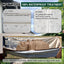 Fundas muebles exterior 600D impermeables sofa mesa sillas