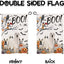 Bandera Halloween doble cara perro fantasma 12x18"