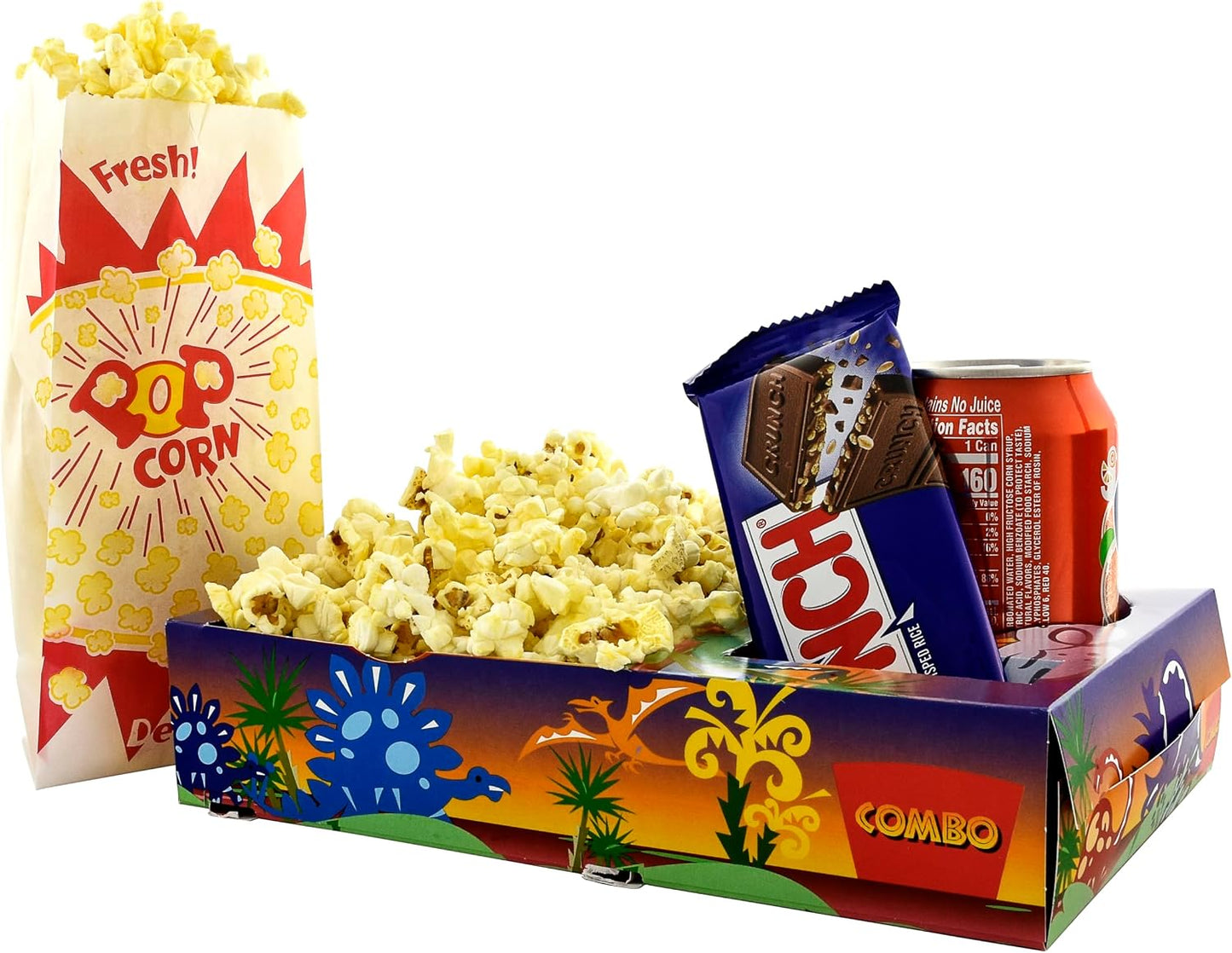 Kit 18 Pzas Bolsas Palomitas Dinosaurios Niños