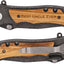 Cuchillo de madera grabado regalo para tío cumpleaños