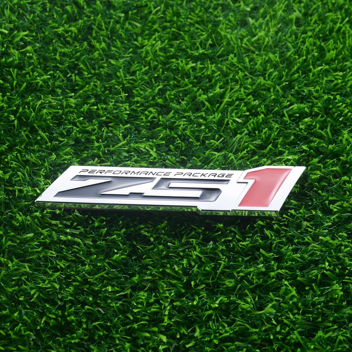 2 Pzas Emblemas Z51 Capó 3D Cromo Rojo