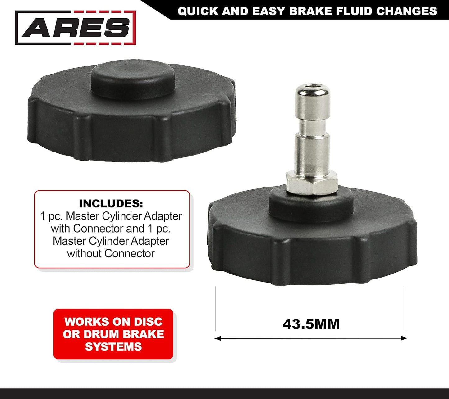 Set 2 adaptadores cilindro maestro Chrysler Dodge Jeep