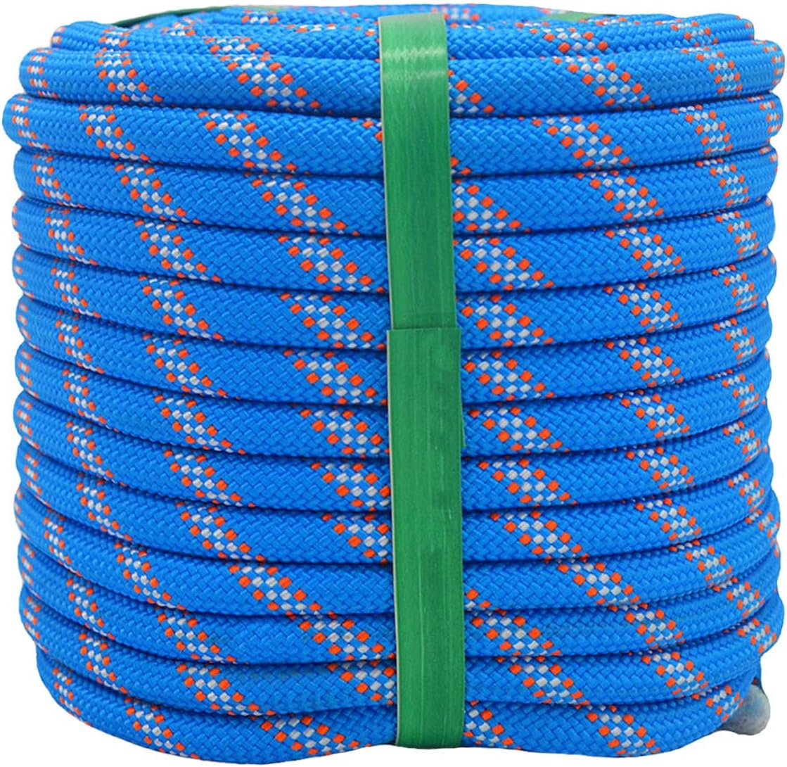 Cuerda arborista poliéster 3/8" x100ft alta resistencia azul