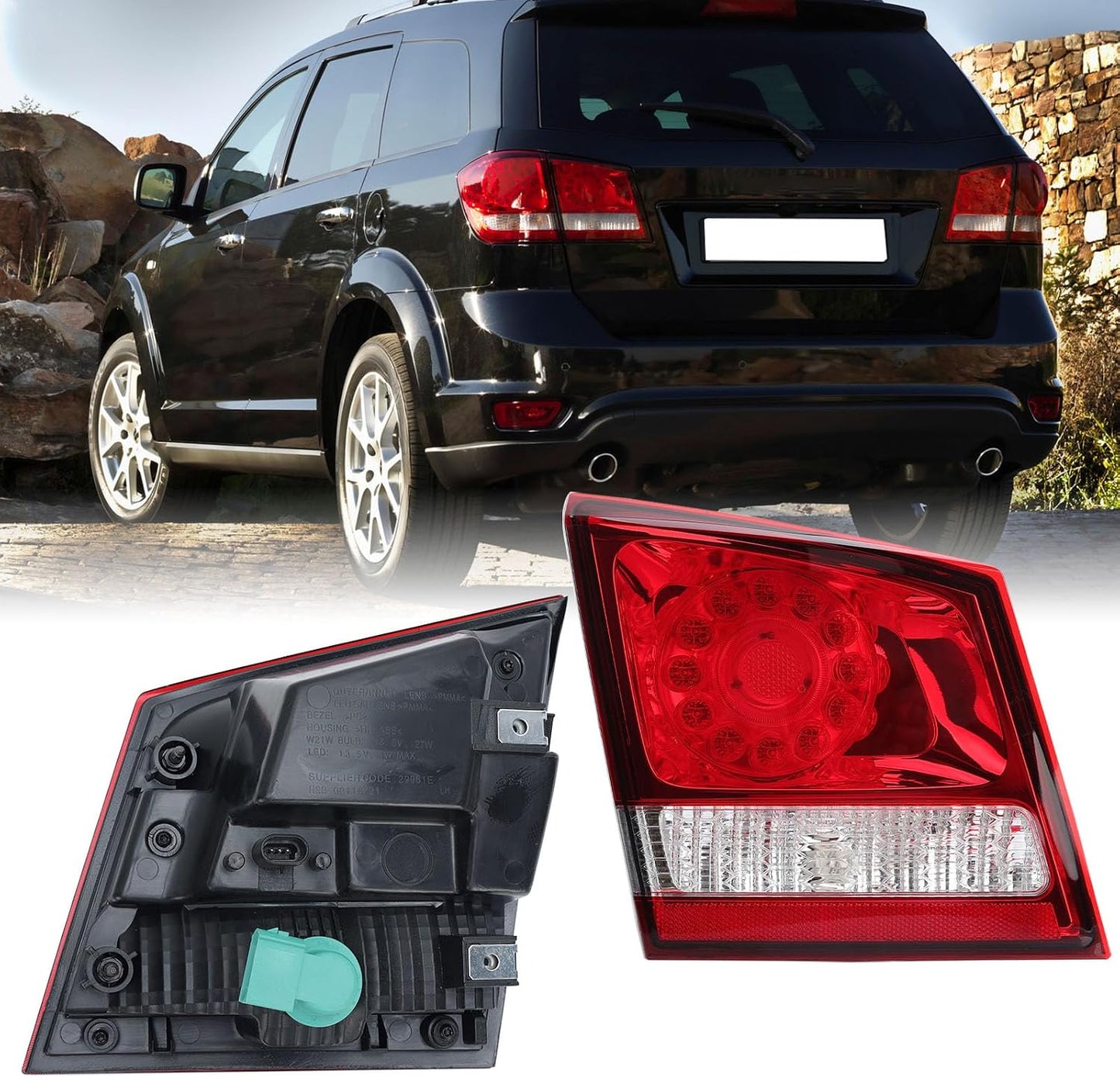 Luz trasera LED interior Dodge Journey lado izquierdo