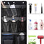 Organiz. ducha malla 2 bolsillos 3 anillos negro