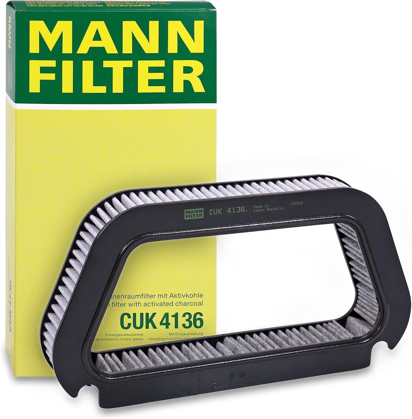 Filtro cabina CUK 4136 con carbón activado Audi