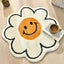 Alfombra baño diseño girasol absorbente lavable tapete hidromasaje