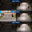 Luces LED movimiento 5000K 2 cabezales IP65