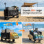 Carrito playa resistente 560lb 280L rueda 7x4pulg