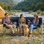 Silla campamento 3 personas con refrigerador
