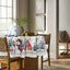 Mantel Navidad 70x70pulg blanco lavable decoración fiesta