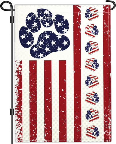 Bandera patriótica jardín 12x18pulg doble cara