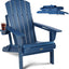 Silla Adirondack Plegable Plástico HDPE con Soporte Tazas
