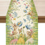 Decoración Pascua huevos conejos flores 13x72pulg