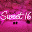 Cartel neón 16 luces LED rosa dulce cumpleaños 16 años dormitorio