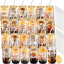Set 24 Tazas Lactancia Navidad 16oz con Tapas y Pajitas