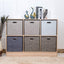 Set 2 Contenedores plegables 13x13" tela gruesa