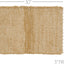 Alfombra Chindi arpillera bronceado 20x30