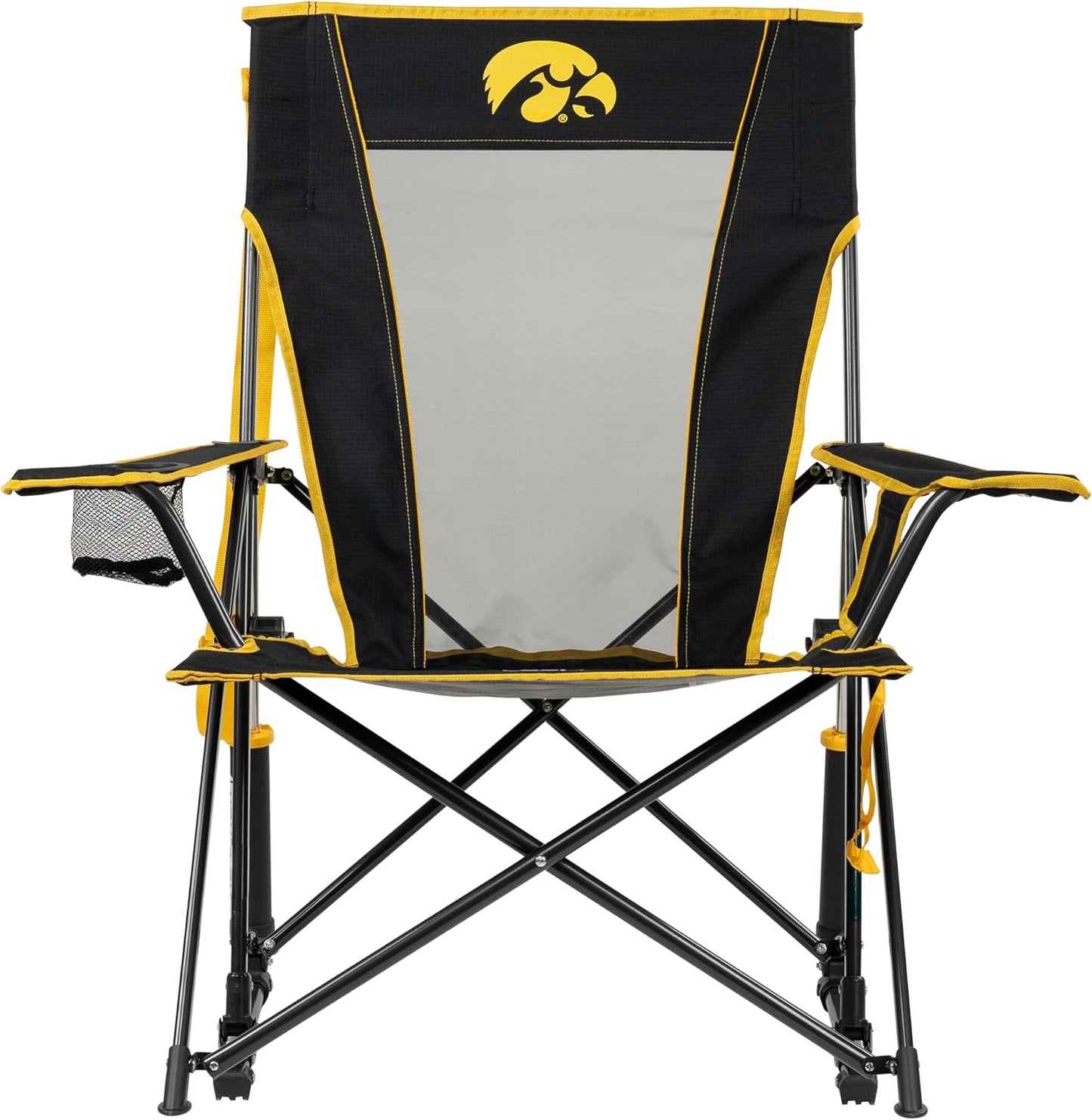Silla campamento plegable con reposabrazos y soporte bebidas