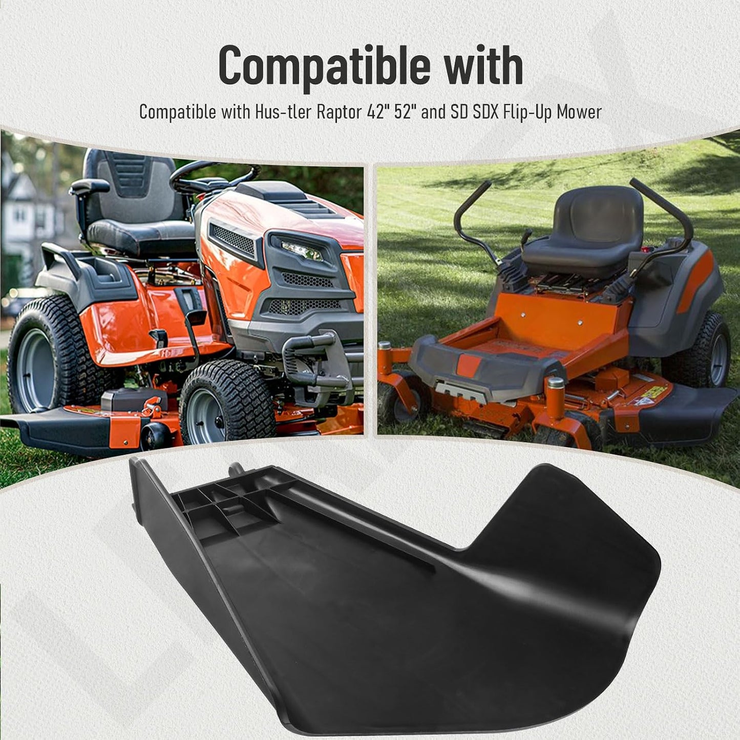 Conducto deflector cortacésped comp Husler Raptor 42-52
