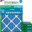 Filtro aire MERV 13 30x36x2 pack 4 reemplazo HVAC AC