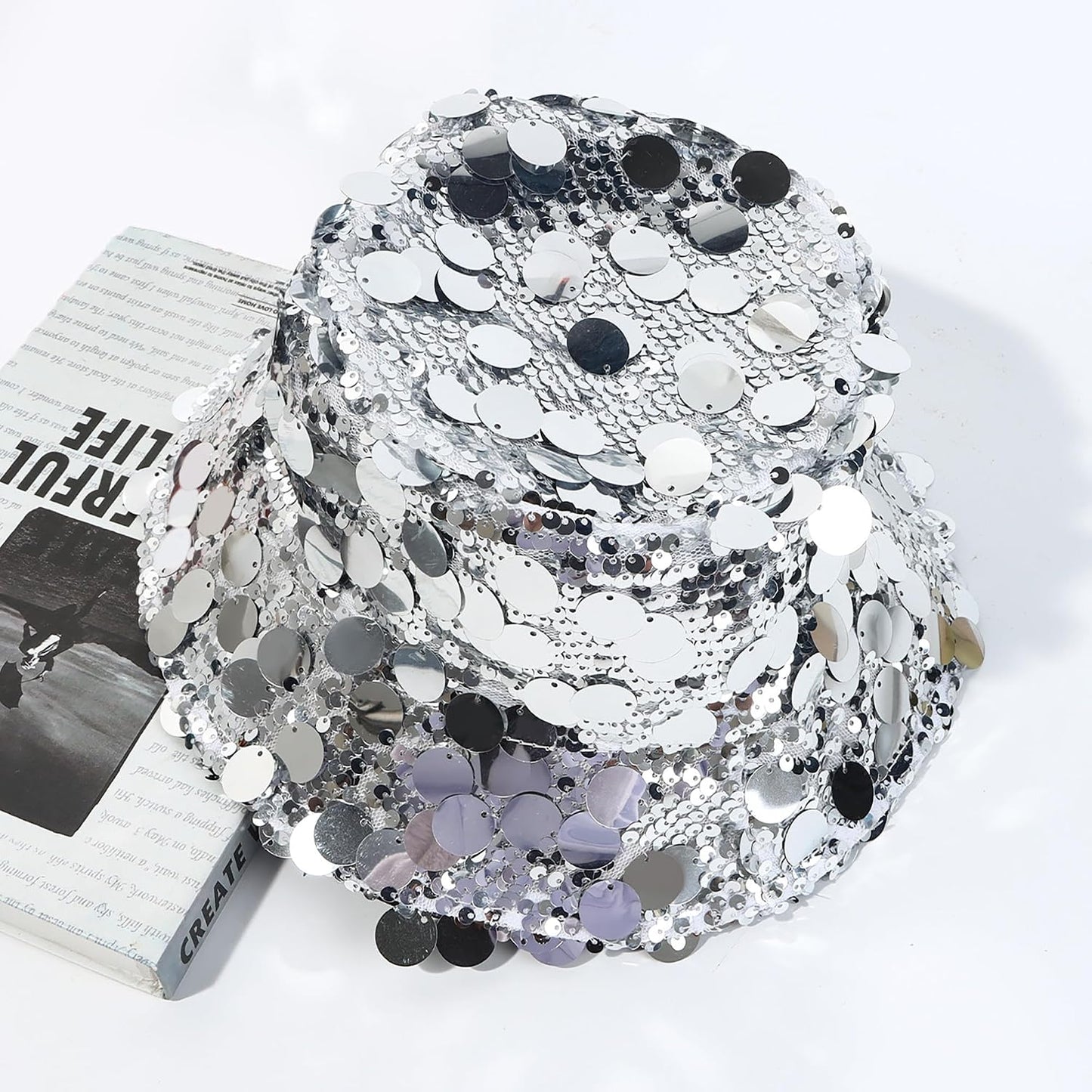 Sombrero pescador con lentejuelas para mujer fiesta playa