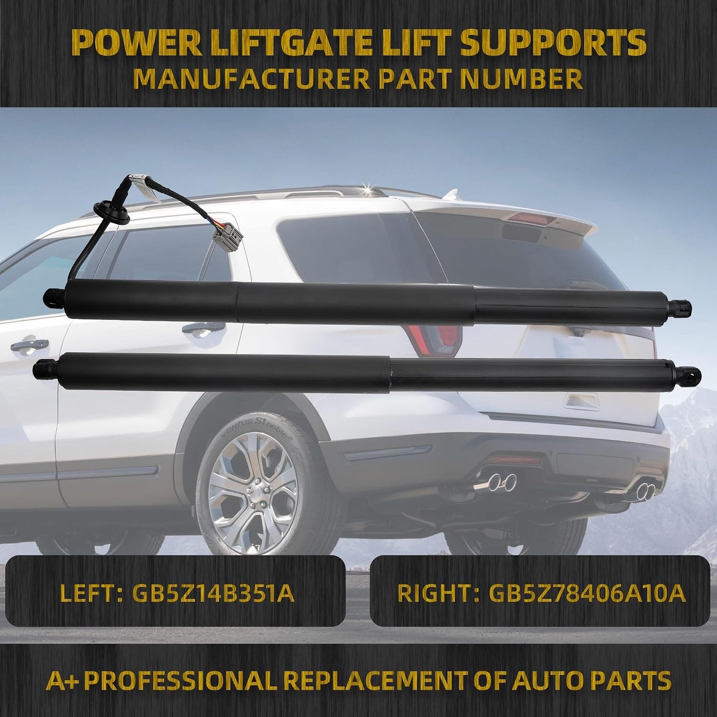 Amortiguadores soporte potencia portón Ford Explorer 16-19