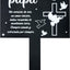 Placa conmemorativa para tumba de papá decoración funeral