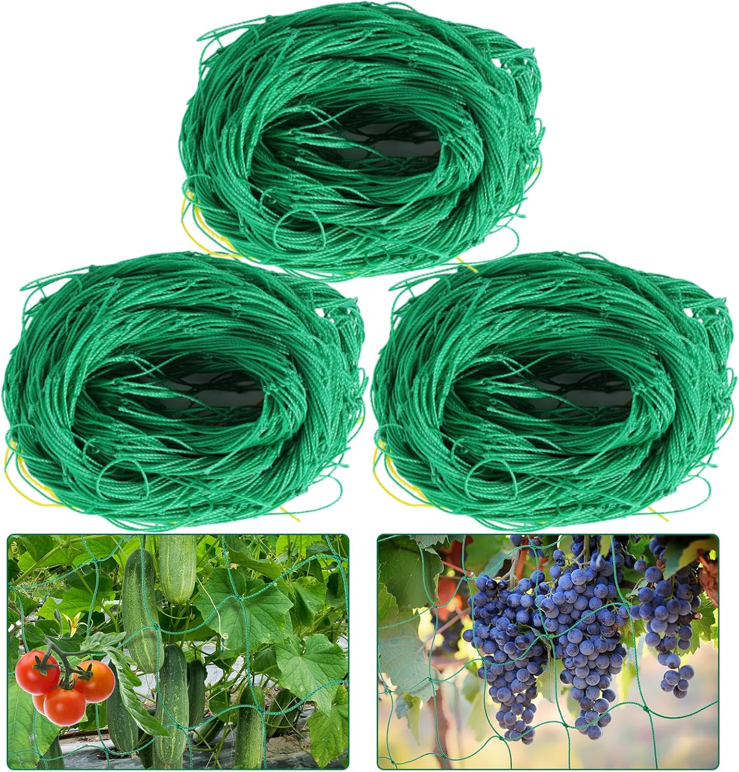 Redes de enrejado para plantas trepadoras 5.9x8.8pies set 3
